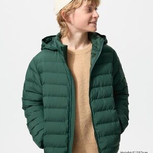 Uniqlo Kids Forest Green Puffer Jacket